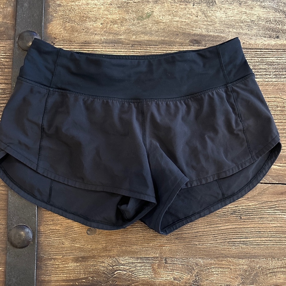 Lululemon Speed Up 2.5” Black Women's Athletic Shorts